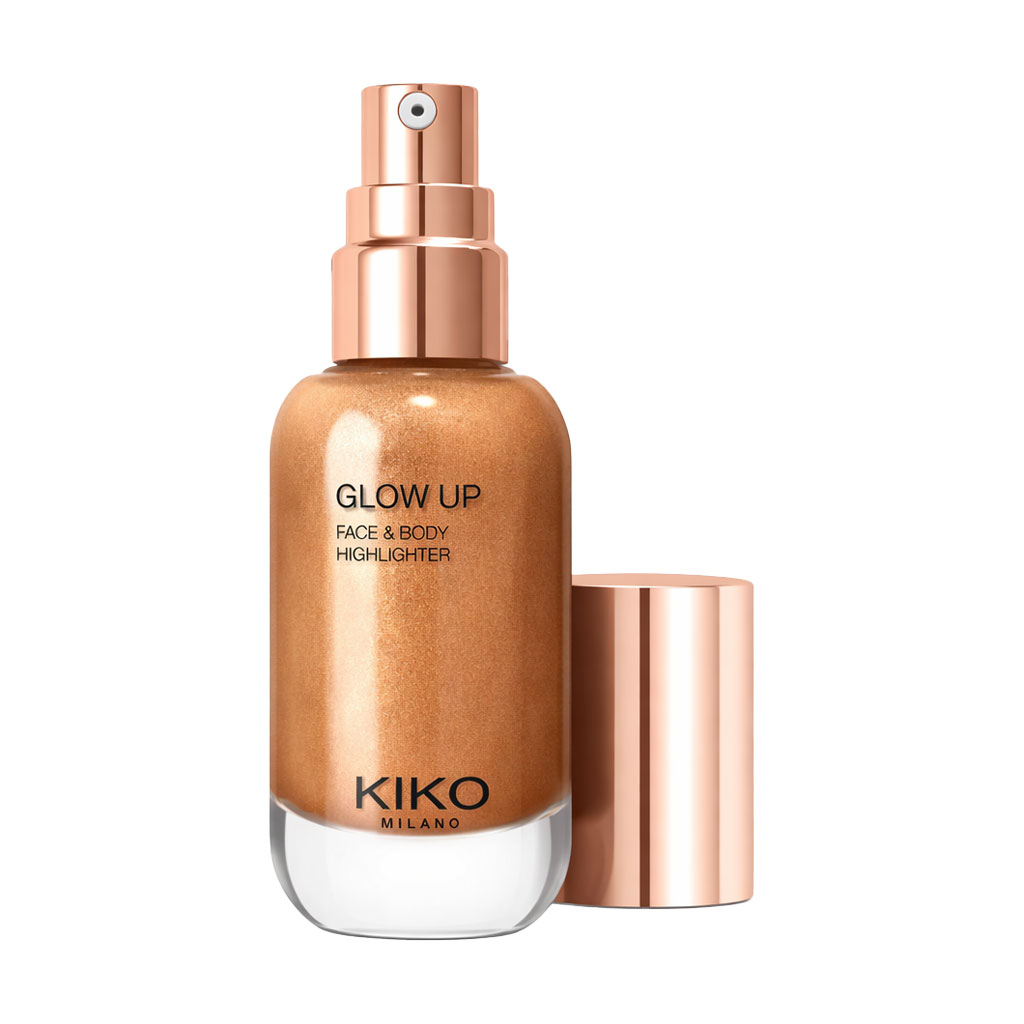Рідкий хайлайтер для обличчя та тіла Kiko Milano Glow Up Face &amp; Body Highlighter 02, 30 мл